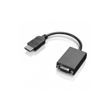 Lenovo - Adapter - HDMI male to HD-15 (VGA) female - 20 cm - for ThinkCentre M80t Gen 3; ThinkCentre neo 50; ThinkPad T14s Gen 3; V50t Gen 2-13 - 2