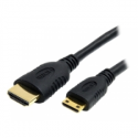 StarTech.com 1m High Speed HDMI Cable with Ethernet HDMI to HDMI Mini - HDMI cable with Ethernet - HDMI male to mini HDMI male - 1 m - shielded - black