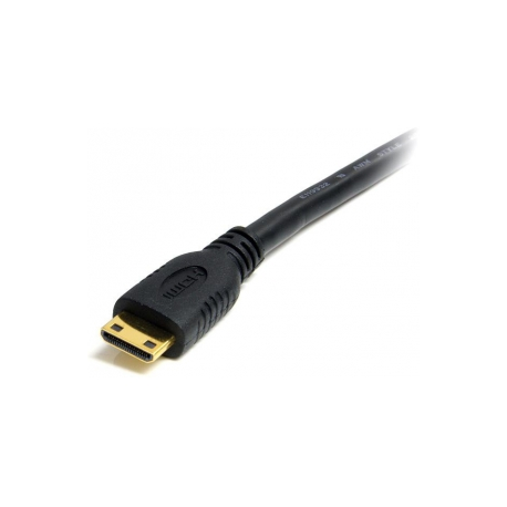 StarTech.com 2m High Speed HDMI Cable with Ethernet HDMI to HDMI Mini - HDMI cable with Ethernet - HDMI male to mini HDMI male - 2 m - shielded - black - 2