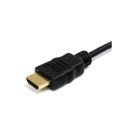 StarTech.com 1m High Speed HDMI Cable with Ethernet HDMI to HDMI Micro - HDMI cable with Ethernet - HDMI male to micro HDMI male - 1 m - black - 2