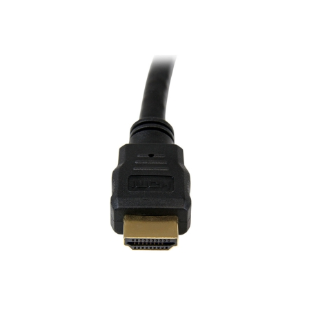 StarTech.com 1.5m High Speed HDMI Cable - Ultra HD 4k x 2k HDMI Cable - HDMI to HDMI M / M - 5 ft HDMI 1.4 Cable - Audio / Video Gold-Plated (HDMM150CM) - HDMI cable - HDMI male to HDMI male - 1.5 m - double shielded - black - for P / N: MSTCDP122HD - 2