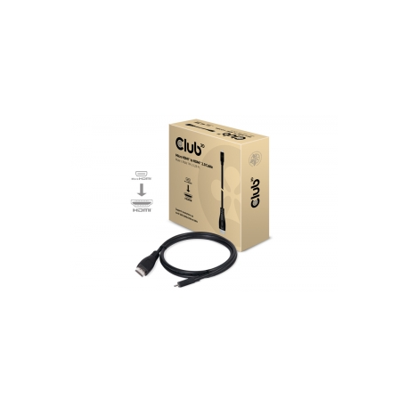 Club 3D CAC-1351 - HDMI cable - micro HDMI male to HDMI male - 1 m - 4K support - 2