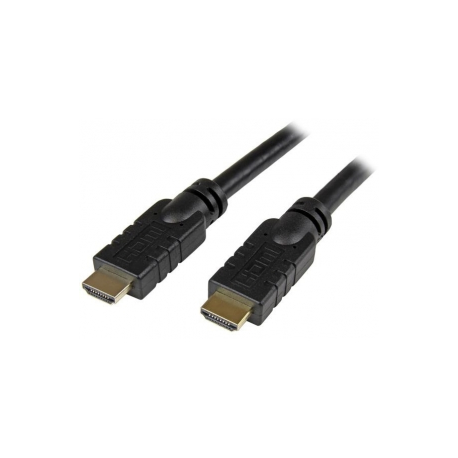 StarTech.com 65 ft (20m) High Speed HDMI Cable - Male to Male - Active - 28AWG - CL2 Rated In-wall Installation - Ultra HD 4K x 2K - Active HDMI Cable (HDMM20MA) - HDMI cable - HDMI male to HDMI male - 20 m - double shielded - black - 2