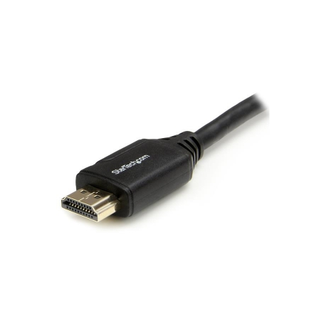 StarTech.com StarTech.com Premium Certified High Speed HDMI 2.0 Cable with Ethernet - 6 ft 2m- Ultra HD 4K 60Hz - 6 feet HDMI Male to Male Cord - 30 AWG (HDMM2MP) - HDMI cable with Ethernet - HDMI male to HDMI male - 2 m - black - for P / N: EXTEND-HDMI-4K40C6P1, KITBXAVHDPEU, KITBXAVHDPUK, KITBXDOCKPEU, KITBXDOCKPUK - 2