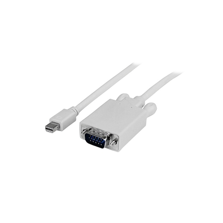 StarTech.com Mini DisplayPort to VGA Video Adapter Converter - Adapter - Mini DisplayPort (M) to HD-15 (VGA) (F) - DisplayPort 1.2 - 13 cm - active - black - for P / N: DKT31CMDPHPD, DP2MDPMF3, DP2MDPMF6IN - 6
