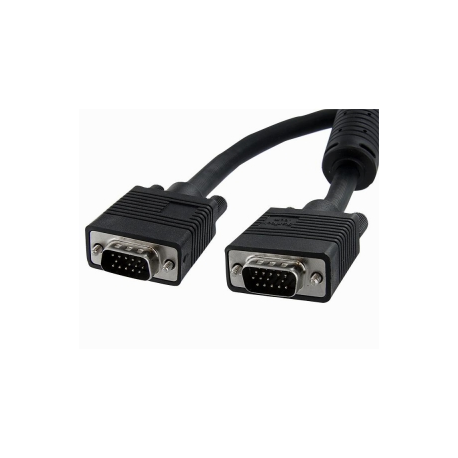 StarTech.com 5m Coax High Resolution Monitor VGA Video Cable HD15 M / M - VGA cable - HD-15 (VGA) (M) to HD-15 (VGA) (M) - 5 m - molded - black - 5