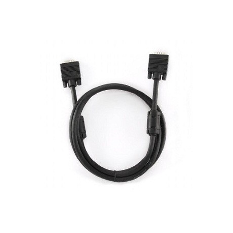 Cablexpert Premium CC-PPVGA-10M-B - VGA cable - HD-15 (VGA) (M) to HD-15 (VGA) (M) - 10 m - molded, thumbscrews - black - 0