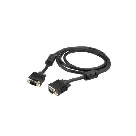 Cablexpert Premium CC-PPVGA-15M - VGA cable - HD-15 (VGA) (M) to HD-15 (VGA) (M) - 15 m - molded, thumbscrews - black - 0