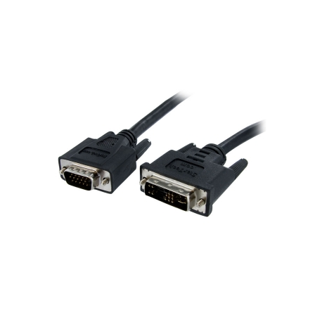 StarTech.com 1m DVI to VGA Display Monitor Cable M / M DVI to VGA (15 Pin) - Video cable - HD-15 (VGA) (M) to DVI-A (M) - 1 m - molded, thumbscrews - black - 3