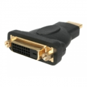 StarTech.com HDMI Male to DVI Female - HDMI to DVI-D Adapter - Bi-Directional - DVI to HDMI (HDMIDVIMF) - Adapter - dual link - HDMI male to DVI-D female - black - for P / N: DK31C3HDPD, DK31C3HDPDUE, SV221HUC4K, SV231DHU34K6, SV231HU34K6, SV431HU34K6