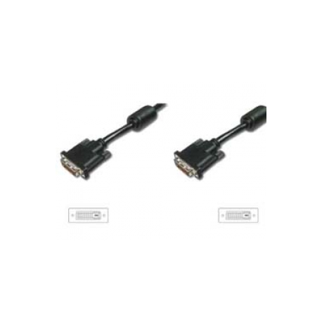 ASSMANN - DVI cable - dual link - DVI-D (M) to DVI-D (M) - 2 m - molded - black - 0