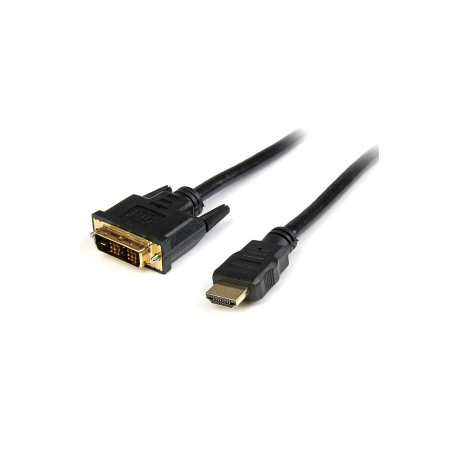 StarTech.com 0.5m HDMI to DVID Cable M / M - Adapter cable - DVI-D male to HDMI male - 50 cm - double shielded - black - 6