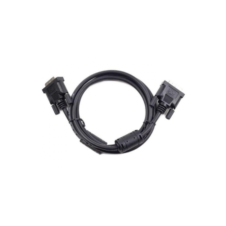 Cablexpert - DVI cable - dual link - DVI-D (M) to DVI-D (M) - 4.5 m - molded, thumbscrews - black - 1