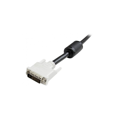 StarTech.com 5m DVI-D Single Link Cable - M / M - DVI cable - single link - DVI-D (M) to DVI-D (M) - 5 m - molded, thumbscrews - black - 1