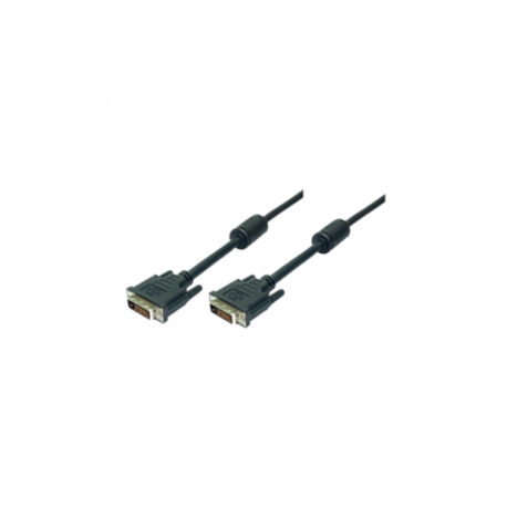 LogiLink - DVI cable - dual link - DVI-D (M) to DVI-D (M) - 2 m - black - 0