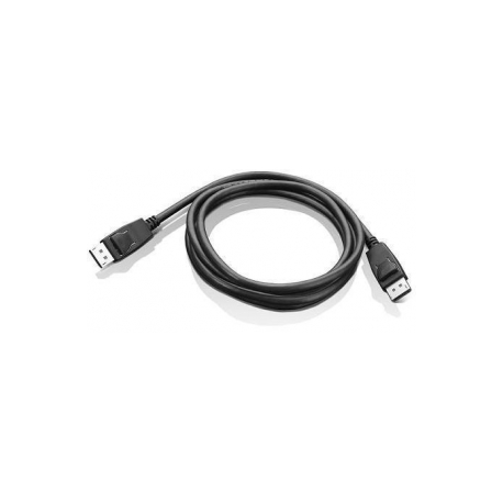 Lenovo - DisplayPort cable - DisplayPort (M) to DisplayPort (M) - 1.8 m - for ThinkCentre M70q Gen 2; M75s Gen 2; M80t Gen 3; M90q Gen 3; V50t Gen 2-13 - 0