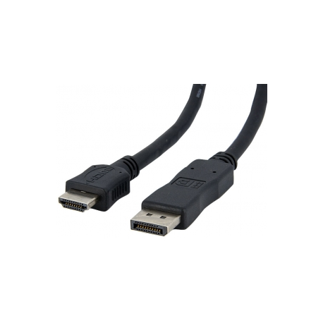 StarTech.com DisplayPort to HDMI Adapter - 1920 x 1200 - DP to HDMI Converter - Plug and Play DisplayPort to HDMI Dongle (DP2HDMI) - Adapter - DisplayPort male to HDMI female - 24 cm - black - for P / N: MST14DP123DP, MSTCDP123DP, SV231QDPU34K, TB3DK2DPPDUE, TB3DKDPMAW, TB3DKDPMAWUE - 3