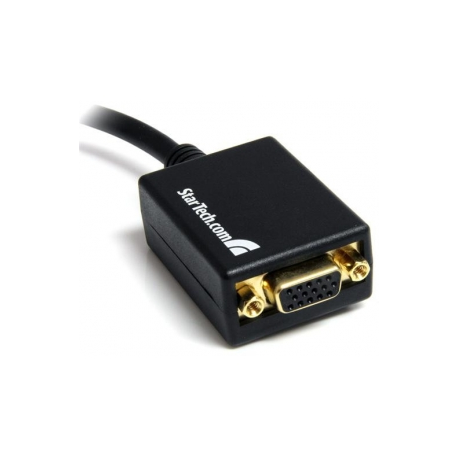 StarTech.com DisplayPort To VGA Video Adapter Converter - Active - 1080p - DP to VGA Converter (DP2VGA2) - Display adapter - DisplayPort (M) to HD-15 (VGA) (F) - 27.94 cm - latched - black - for P / N: DK30C2DAGPD, MST14DP123DP, TB32DP14, TB3CDK2DP, TB3CDK2DPUE, TB3DK2DPM2, TB3DKM2DPL - 7