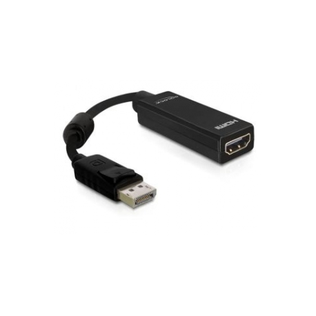 Delock Adapter Displayport male > HDMI female - Adapter - DisplayPort male to HDMI female - 12.5 cm - 0