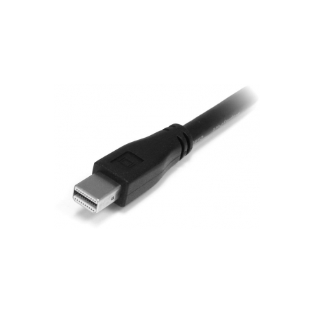 StarTech.com 6in Mini DisplayPort to DisplayPort Video Cable Adapter (MDP2DPMF6IN) - DisplayPort cable - Mini DisplayPort (M) to DisplayPort (F) - 15.2 cm - black - for P / N: CDP2DP141MB, CDP2DP146B, CDP2DPMM1MB, CDP2DPMM6B, DISPLPORT15L, DISPLPORT3L - 2