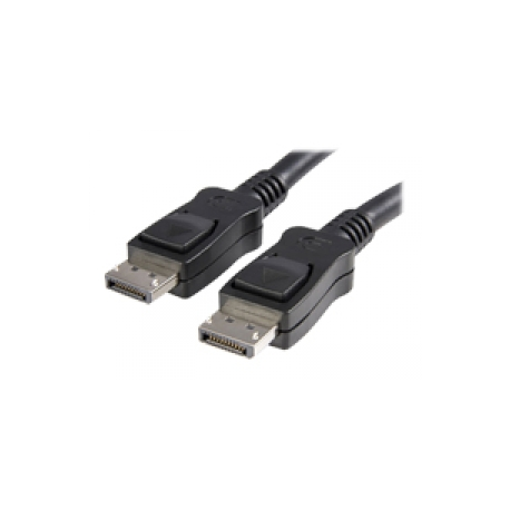 StarTech.com 1m DisplayPort 1.2 Cable with Latches M / M DisplayPort 4k - DisplayPort cable - DisplayPort (M) to DisplayPort (M) - 1 m - latched - black - 0