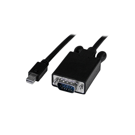 StarTech.com 6ft DisplayPort to VGA Cable - 1920 x 1200 - Active DP to VGA Adapter - DP to VGA Monitor Cable (DP2VGAMM6B) - DisplayPort cable - DisplayPort (M) to HD-15 (VGA) (M) - 1.83 m - latched - black - 5