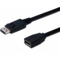 ASSMANN - DisplayPort extension cable - DisplayPort (M) to DisplayPort (F) - 2 m - molded - black