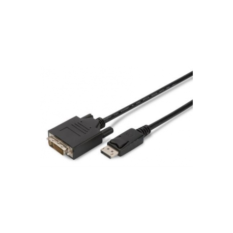 DisplayPort adapter cable, DP - DVI (24+1) M / M, 3.0m, w / interlock, DP 1.1a compatible, CE, bl - 0