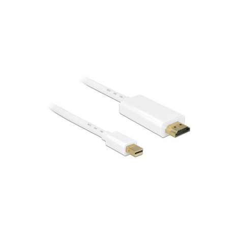 Delock - Adapter cable - Mini DisplayPort male to HDMI male - 2 m - white - 0