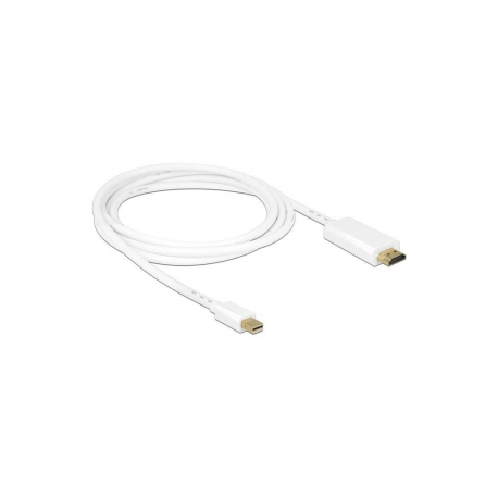 Delock - Adapter cable - Mini DisplayPort male to HDMI male - 2 m - white - 1