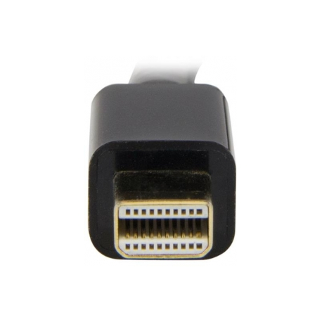 StarTech.com Mini DisplayPort to HDMI Adapter Cable - mDP to HDMI Adapter with Built-in Cable - Black - 3 m (10 ft.) - Ultra HD 4K 30Hz (MDP2HDMM3MB) - Adapter cable - Mini DisplayPort male to HDMI male - 3 m - black - 4K support - 0
