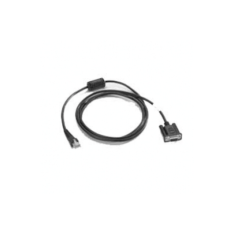 Zebra - Serial cable - RJ-45 (10 pin) (M) to DB-9 (F) - for Zebra MC1000, MC3000, MC3090, MC3200, MC70, MC9000, MC9090, MC9094, MC9097, MC92 - 0