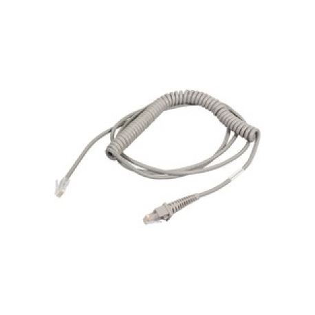 Datalogic - Serial cable - RJ-45 (10 pin) (M) - 3.7 m - for Gryphon I GD4110, GD4130; Magellan 95XX; QuickScan I QD2110, QD2130 - 1