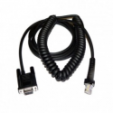Datalogic - Serial cable - DB-9 (F) - 3.66 m - coiled, thumbscrews - for Magellan 1100i, 1100i OEM