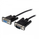 StarTech.com 0.5m Black Straight Through DB9 RS232 Serial Cable - DB9 RS232 Serial Extension Cable - Male to Female Cable - 50cm (MXT10050CMBK) - Serial extension cable - DB-9 (M) to DB-9 (F) - 50 cm - black - for P / N: 1P3FPC-USB-SERIAL, IC232TTL, ICUSB2321F, ICUSB2324, ICUSB2324I, ICUSB232D, ICUSB232V2