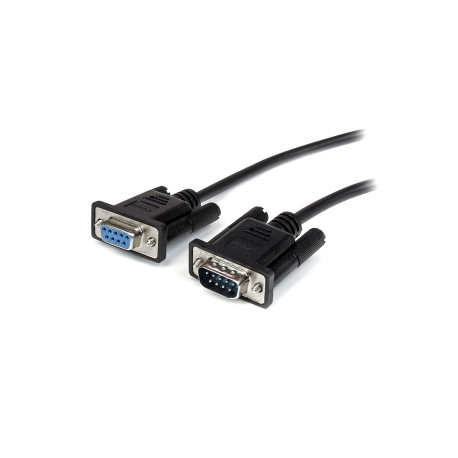 StarTech.com 3m Black Straight Through DB9 RS232 Serial Cable - DB9 RS232 Serial Extension Cable - Male to Female Cable (MXT1003MBK) - Serial extension cable - DB-9 (M) to DB-9 (F) - 3 m - black - for P / N: 1P3FPC-USB-SERIAL, IC232TTL, ICUSB2324I, ICUSB232D, ICUSB232IS, ICUSB232V2 - 3