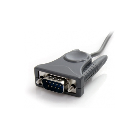 StarTech.com USB to Serial Adapter - 3 ft  /  1m - with DB9 to DB25 Pin Adapter - Prolific PL-2303 - USB to RS232 Adapter Cable (ICUSB232DB25) - Serial adapter - USB 2.0 - grey - 4