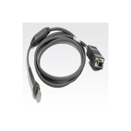 Zebra - Serial cable - DB-9 (F) - 2.1 m - for Symbol LS1203, LS3408, LS3478, LS7708, LS9203; Digital Scanner DS 66XX, DS3478, DS6707 - 0
