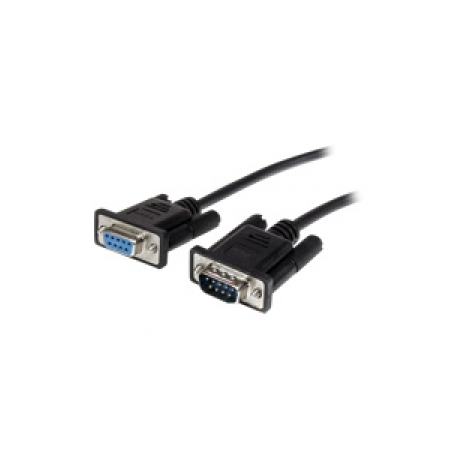 StarTech.com 1m Black Straight Through DB9 RS232 Serial Cable - M / F (MXT1001MBK) - Serial extension cable - DB-9 (M) to DB-9 (F) - 1 m - black - for P / N: 1P3FPC-USB-SERIAL, ICUSB2321F, ICUSB2324, ICUSB2324I, ICUSB232IS, ICUSB232V2 - 0