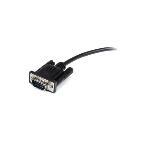 StarTech.com 1m Black Straight Through DB9 RS232 Serial Cable - M / F (MXT1001MBK) - Serial extension cable - DB-9 (M) to DB-9 (F) - 1 m - black - for P / N: 1P3FPC-USB-SERIAL, ICUSB2321F, ICUSB2324, ICUSB2324I, ICUSB232IS, ICUSB232V2 - 2