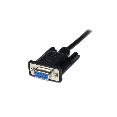 StarTech.com 2m Black DB9 RS232 Serial Null Modem Cable F / M - DB9 Male to Female - 9 pin Null Modem Cable - 1x DB9 (M), 1x DB9 (F), Black - Null modem cable - DB-9 (F) to DB-9 (M) - 2 m - black - for P / N: 1P3FPC-USB-SERIAL, ICUSB2321F, ICUSB2324I, ICUSB232V2, PEX2S953, PEX2S953LP - 1