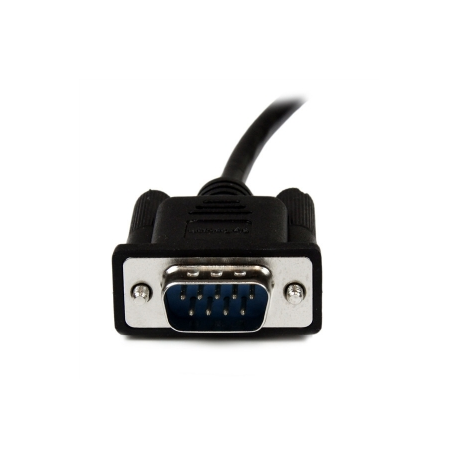StarTech.com 2m Black DB9 RS232 Serial Null Modem Cable F / M - DB9 Male to Female - 9 pin Null Modem Cable - 1x DB9 (M), 1x DB9 (F), Black - Null modem cable - DB-9 (F) to DB-9 (M) - 2 m - black - for P / N: 1P3FPC-USB-SERIAL, ICUSB2321F, ICUSB2324I, ICUSB232V2, PEX2S953, PEX2S953LP - 4