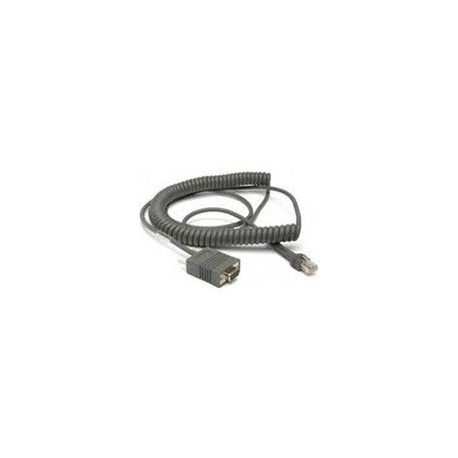 Datalogic - Serial cable - DB-9 - 4 m - for Gryphon I GD4400 2D; Heron HD3130, HD3430; QuickScan I QBT2430, QD2131, QM2430 - 0