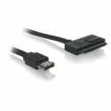 DeLOCK Power Over eSATA cable - Power Over eSATA cable - Serial ATA 150 / 300 - SATA combo (F) to 11 pin USB / eSATA (5 V) (M) - 50 cm - for P / N: 47178, 47198