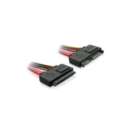 DeLOCK - SATA extension cable - Serial ATA 150 / 300 - SATA combo (M) to SATA combo (F) - 50 cm - 0