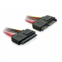 DeLOCK - SATA extension cable - Serial ATA 150 / 300 - SATA combo (M) to SATA combo (F) - 50 cm