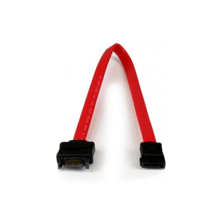 StarTech.com 0.3m SATA Extension Cable - 30cm 7 pin SATA Extension - 7 pin SATA Extension Cable - 7 pin SATA Extension cord - SATA extension cable - Serial ATA 150 / 300 / 600 - SATA (P) to SATA (R) - 30 cm - red - for P / N: SATA18RA1 - 4