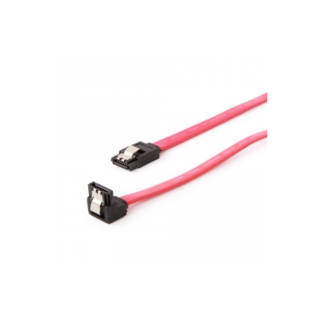 Cablexpert - SATA cable - Serial ATA 150/300/600 - SATA (M) angled to SATA (M) - 50 cm - flat - 0