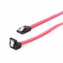Cablexpert - SATA cable - Serial ATA 150/300/600 - SATA (M) angled to SATA (M) - 50 cm - flat