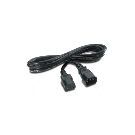APC - Power cable - IEC 60320 C13 to IEC 60320 C14 - 2.4 m - black - for P / N: SCL500RMI1UC, SCL500RMI1UNC, SMTL750RMI2UC, SRT1500RMXLI, SRT1500XLI, SRT2200XLI-KR - 0